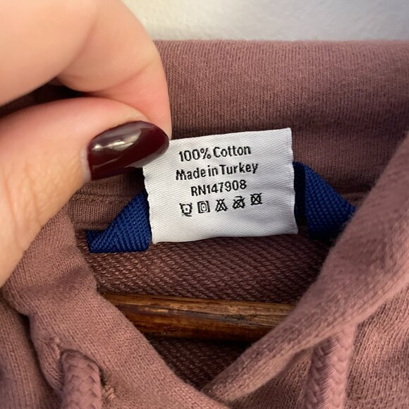 Outdoor Voices Mauve Drawstring Hoodie, Size M, Pre-Owned, Good Condition - Picture 6 of 6